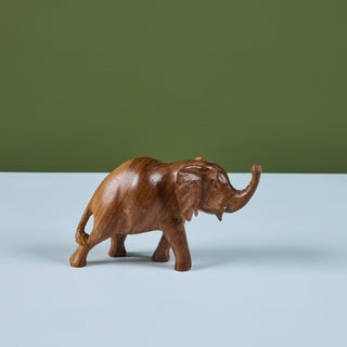 Hand Carved Wooden Elephant