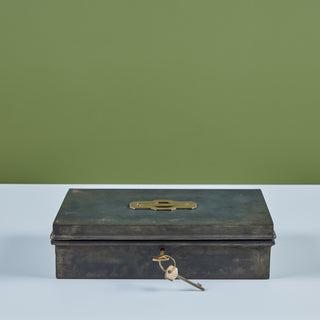 Metal Storage Box with Key