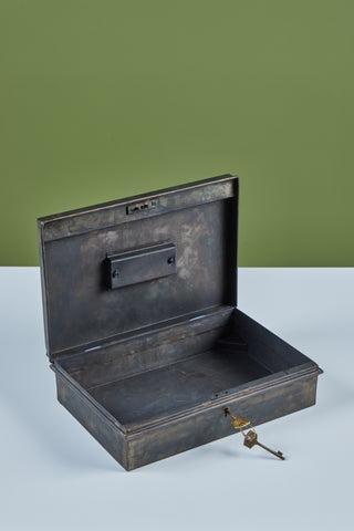 Metal Storage Box with Key