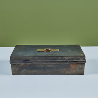 Metal Storage Box with Key