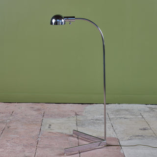 Cedric Hartman 2H Stainless Steel Pharmacy Floor Lamp