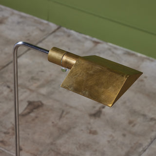 Cedric Hartman Brass and Stainless Steel Floor Lamp