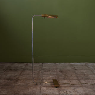 Cedric Hartman Brass and Stainless Steel Floor Lamp