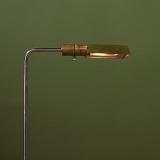 Cedric Hartman Brass and Stainless Steel Floor Lamp