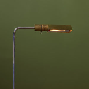 Cedric Hartman Brass and Stainless Steel Floor Lamp