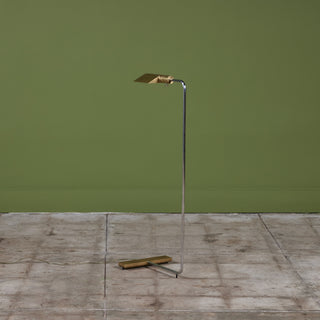 Cedric Hartman Brass and Stainless Steel Floor Lamp