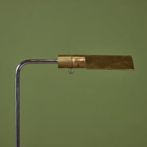 Cedric Hartman Brass and Stainless Steel Floor Lamp