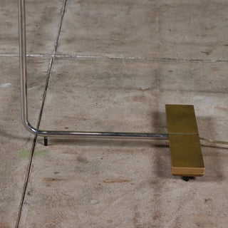 Cedric Hartman Brass and Stainless Steel Floor Lamp