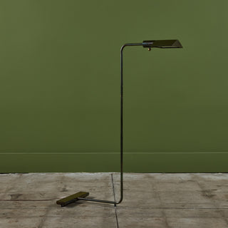 Cedric Hartman Patinated Brass Floor Lamp