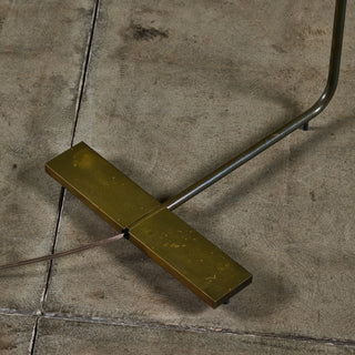 Cedric Hartman Patinated Brass Floor Lamp