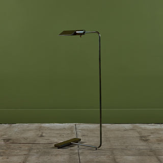 Cedric Hartman Patinated Brass Floor Lamp