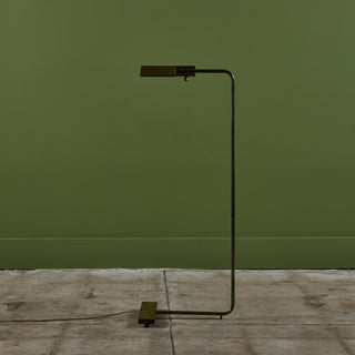 Cedric Hartman Patinated Brass Floor Lamp