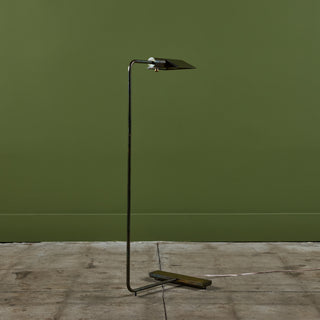 Cedric Hartman Patinated Brass Floor Lamp