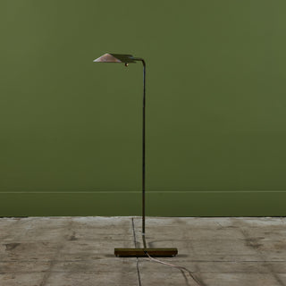 Cedric Hartman Patinated Brass Floor Lamp