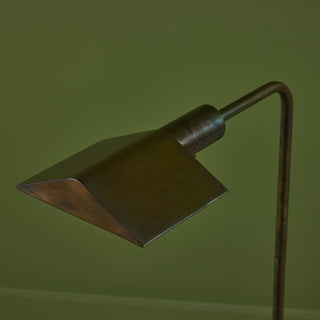 Cedric Hartman Patinated Brass Floor Lamp