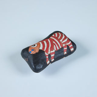 Ceramic Zebra Rattle