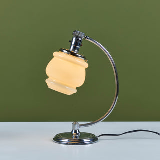 Chrome Curved Stem Table Lamp for Chase USA