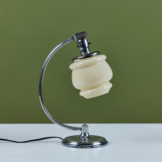 Chrome Curved Stem Table Lamp for Chase USA