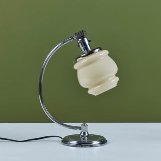 Chrome Curved Stem Table Lamp for Chase USA