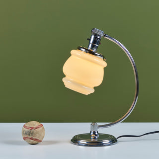 Chrome Curved Stem Table Lamp for Chase USA