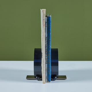 Pair of Ring Bookends by Walter von Nessen for Chase USA