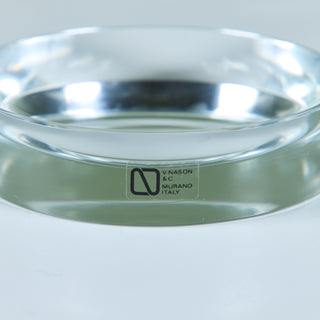 Round Murano Glass Ashtray for V. Nason & C