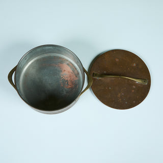 Jens Quistgaard Copper and Brass Lidded Pot for Dansk