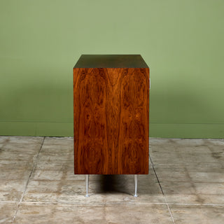 George Nelson Thin Edge Rosewood Cabinet for Herman Miller Modified by Architect Craig Ellwood