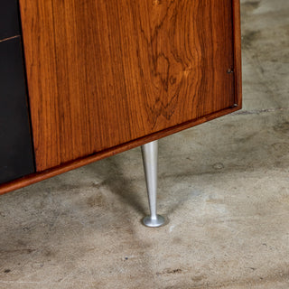 George Nelson Thin Edge Rosewood Cabinet for Herman Miller Modified by Architect Craig Ellwood