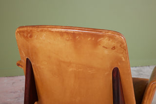 Illum Wikkelsø Leather Lounge Chair for Aarhus