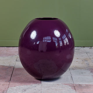 Large Purple Egg Planter by Marilyn Kay Austin for Architectural Pottery