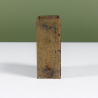 Hollow Brass Rectangular Object