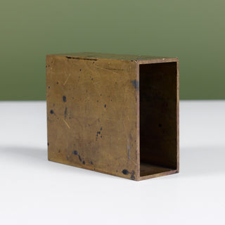 Hollow Brass Rectangular Object