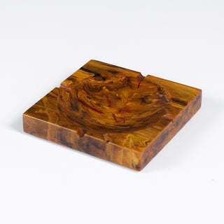 Amber Resin Ashtray