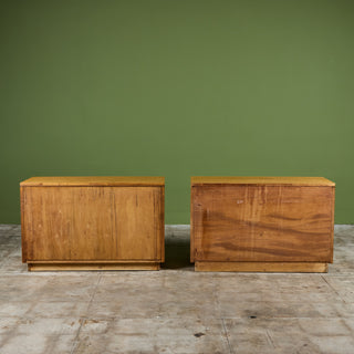 Pair of Dan Johnson Three Drawer Dressers for Hayden Hall