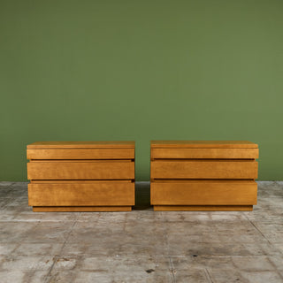 Pair of Dan Johnson Three Drawer Dressers for Hayden Hall