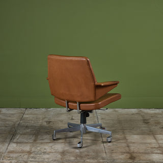 Jacob Jensen Leather Desk Chair For Labofa