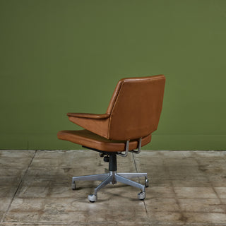 Jacob Jensen Leather Desk Chair For Labofa