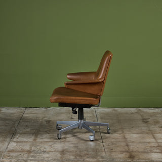 Jacob Jensen Leather Desk Chair For Labofa