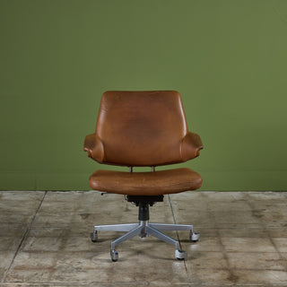 Jacob Jensen Leather Desk Chair For Labofa