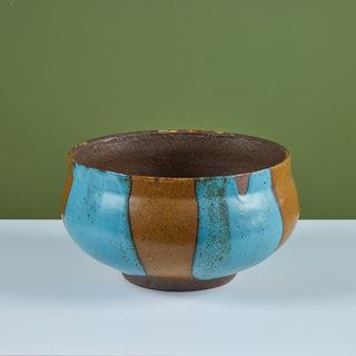 David Cressey Flame Glaze Planter for Architectural Pottery