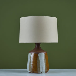 David Cressey Stoneware Flame Glaze Table Lamp