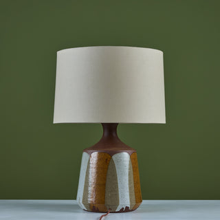 David Cressey Stoneware Flame Glaze Table Lamp