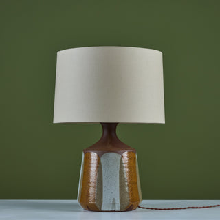 David Cressey Stoneware Flame Glaze Table Lamp