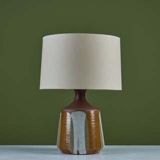 David Cressey Stoneware Flame Glaze Table Lamp