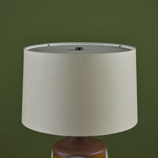 David Cressey Stoneware Flame Glaze Table Lamp