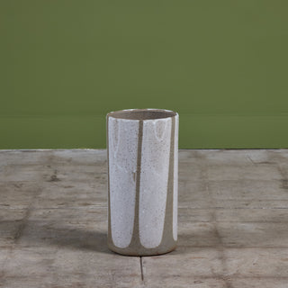 David Cressey Cylindrical Flame-Glaze Planter for Architectural Pottery