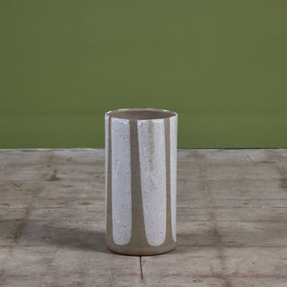 David Cressey Cylindrical Flame-Glaze Planter for Architectural Pottery