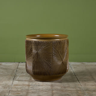 David Cressey & Robert Maxwell Extra Large Glazed  “Sunburst” Planter for Earthgender