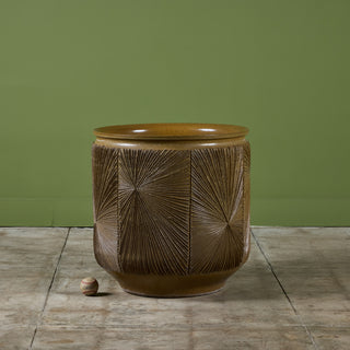 David Cressey & Robert Maxwell Extra Large Glazed  “Sunburst” Planter for Earthgender